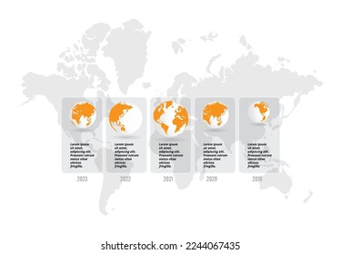 Presentation business infographic template with options percentage, vector illustration