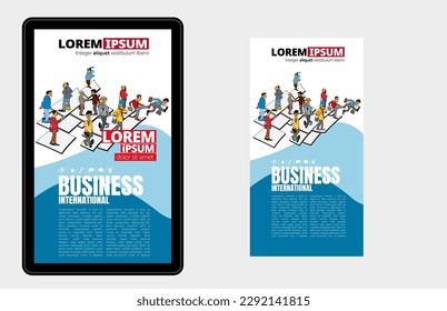 Presentation business infographic template with options percentage, vector illustration