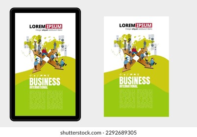 Presentation business infographic template with options percentage, vector illustration