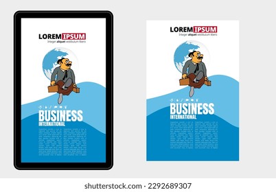 Presentation business infographic template with options percentage, vector illustration