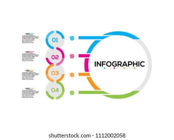 Presentation business infographic template. Vector illustration.