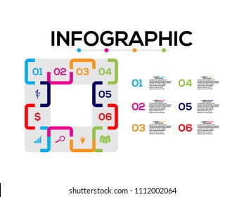 Presentation business infographic template. Vector illustration.