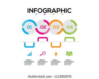 Presentation business infographic template. Vector illustration.