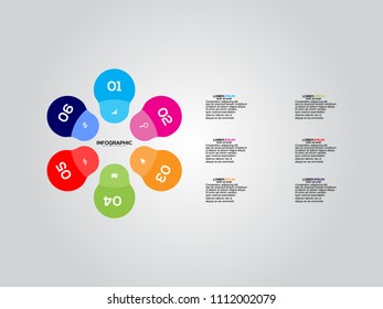Presentation business infographic template. Vector illustration.