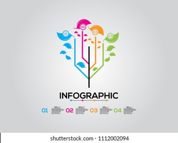 Presentation business infographic template. Vector illustration.