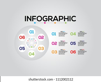 Presentation business infographic template. Vector illustration.