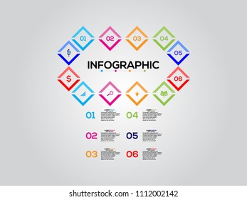 Presentation business infographic template. Vector illustration.