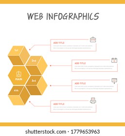 Presentation business infographic template Vector illustration
