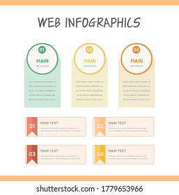 Presentation business infographic template Vector illustration
