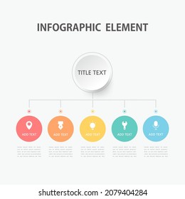 Presentation business infographic template. Vector illustration.