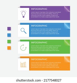 Presentation business infographic template vector