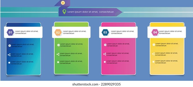 Presentation business infographic template . Vector illustration.	