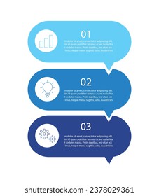 Presentation business infographic template vector