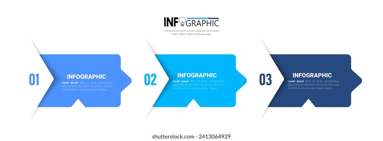 Presentation business infographic template vector.