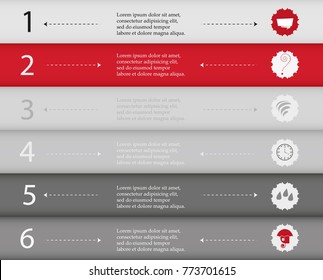 Presentation business infographic template. Vector Illustration 