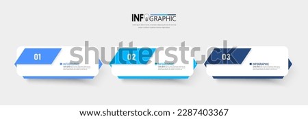 Presentation business infographic template vector.