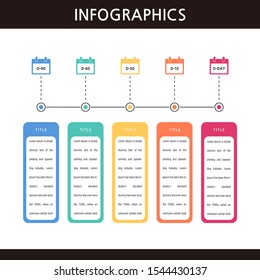Presentation business infographics template. Vector illustration.
