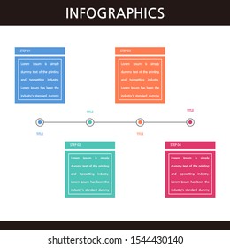 Presentation business infographics template. Vector illustration.
