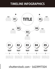 Presentation business infographics template. Vector illustration.
