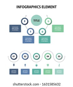 Presentation business infographics template. Vector illustration.

