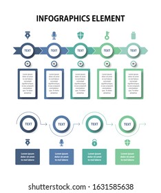 Presentation business infographics template. Vector illustration.
