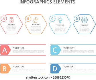 Presentation business infographics template. Vector illustration.

