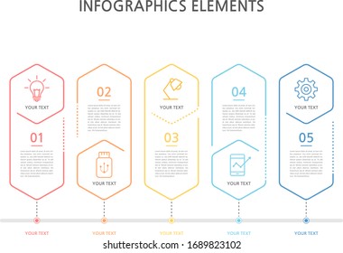 Presentation business infographics template. Vector illustration.
