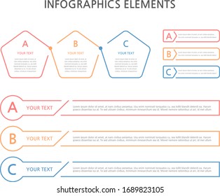 Presentation business infographics template. Vector illustration.
