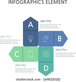 Presentation business infographics template. Vector illustration.
