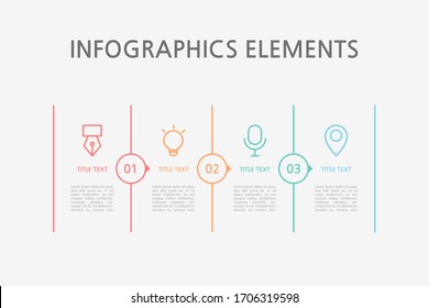 Presentation business infographics template. Vector illustration.
