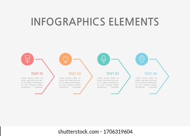 Presentation business infographics template. Vector illustration.
