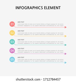 Presentation business infographics template. Vector illustration.

