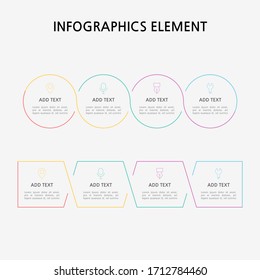 Presentation business infographics template. Vector illustration.

