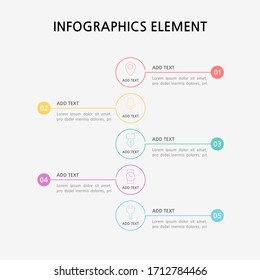 Presentation business infographics template. Vector illustration.
