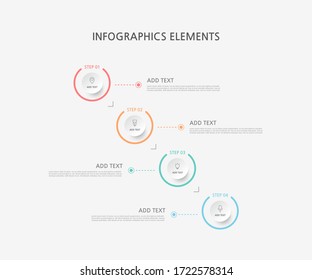 Presentation business infographics template. Vector illustration.
