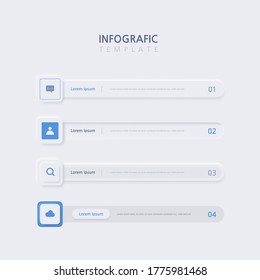 Presentation business infographics template. Vector illustration.