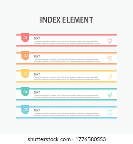 Presentation business infographics template. Vector illustration.