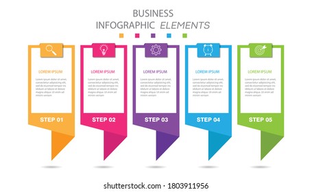 Presentation business infographics template. vector illustration