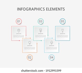 Presentation business infographics template. Vector illustration.
