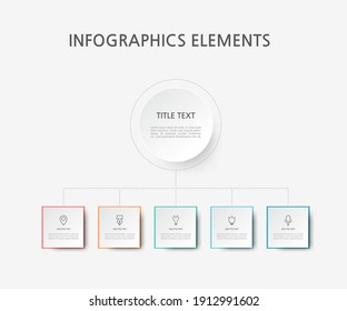 Presentation business infographics template. Vector illustration.
