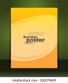 Presentation of business poster. Flyer design content background. Design layout template 