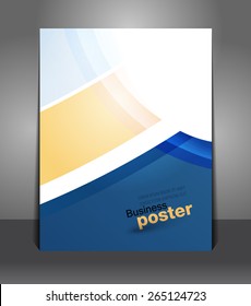 Presentation of business poster. Flyer design content background. Design layout template