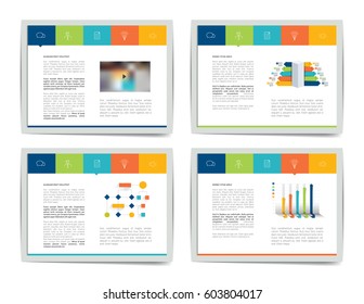 Presentation business templates. Infographics for leaflet, poster, slide, magazine, book, brochure, website, print.