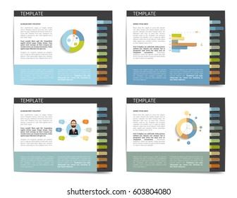 Presentation business templates. Infographics for leaflet, poster, slide, magazine, book, brochure, website, print.