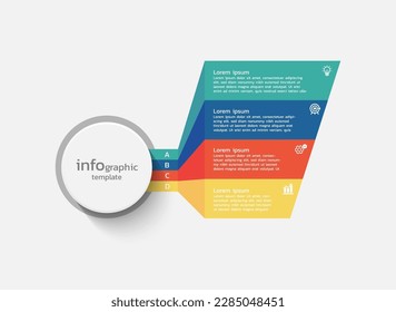 Presentation business timeline infographic template design