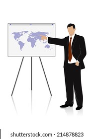 presentation of the businessman is presented