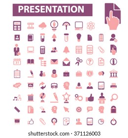 presentación, gráfico, diagrama, iconos de crecimiento, signos de concepto vectorial establecido para infografías, móviles, sitio web, aplicación
