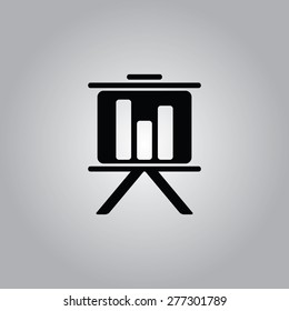 Presentation Chart Icon.