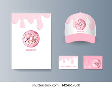 Presentation of a collection fashionable stylish items for marketing promotion goods and services on the market. Vector illustration