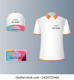Presentation of a collection fashionable stylish items for marketing promotion goods and services on the market. Vector illustration